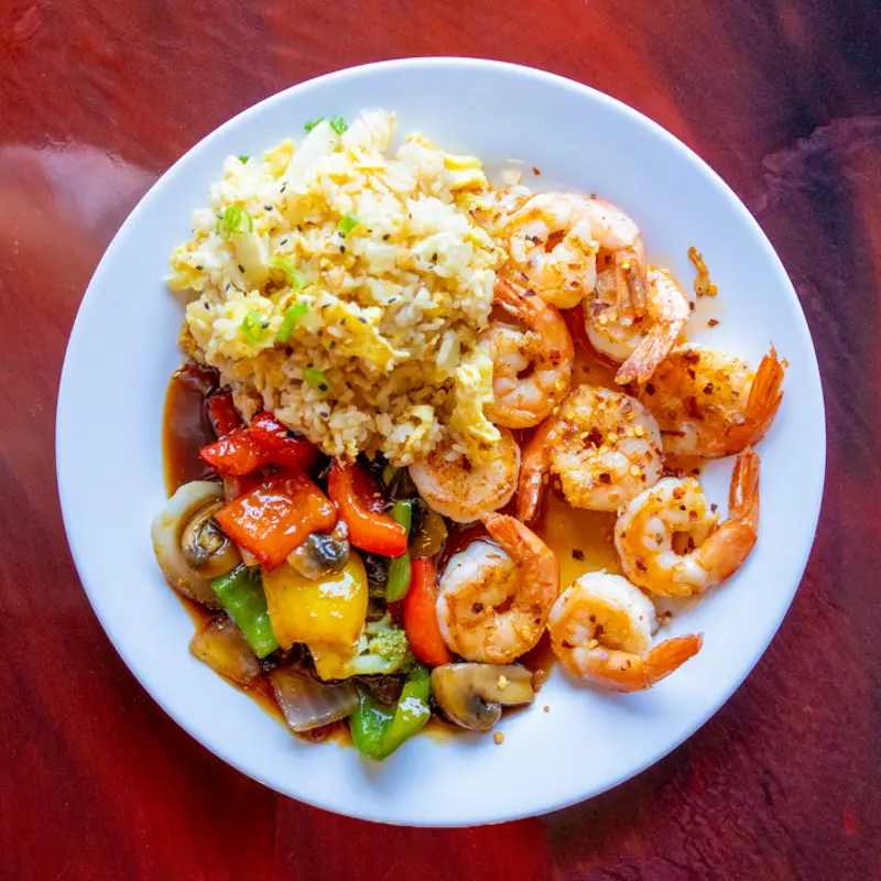 Cynthia's Blackened Shrimp at Naked Fish Sushi + Grill | Toast