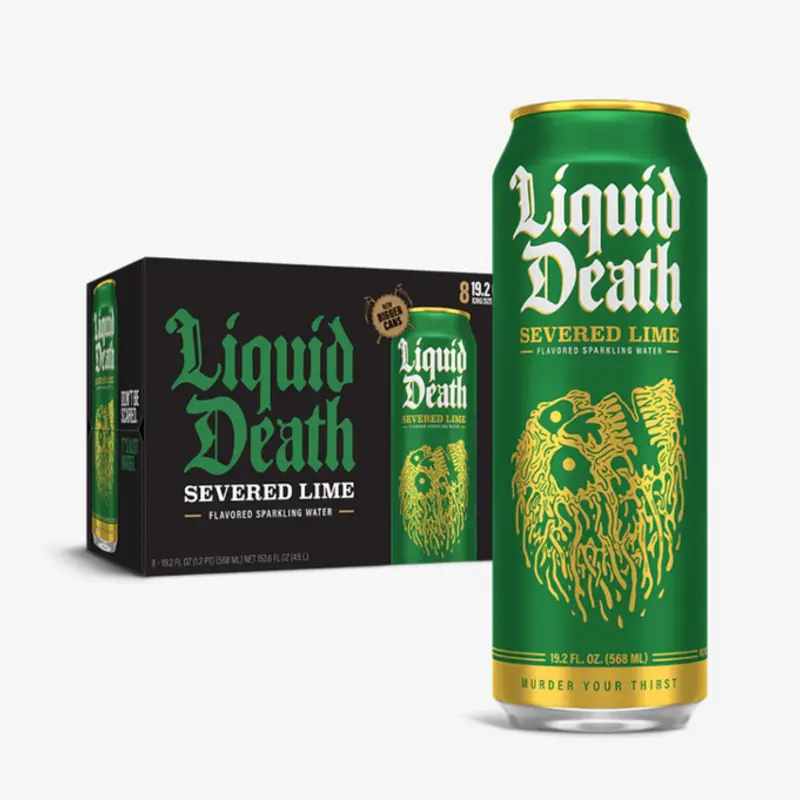 SH 19.2oz Can Liquid Death Severed Lime Sparkling Water at SanTan Brewing Co - Chandler | Toast