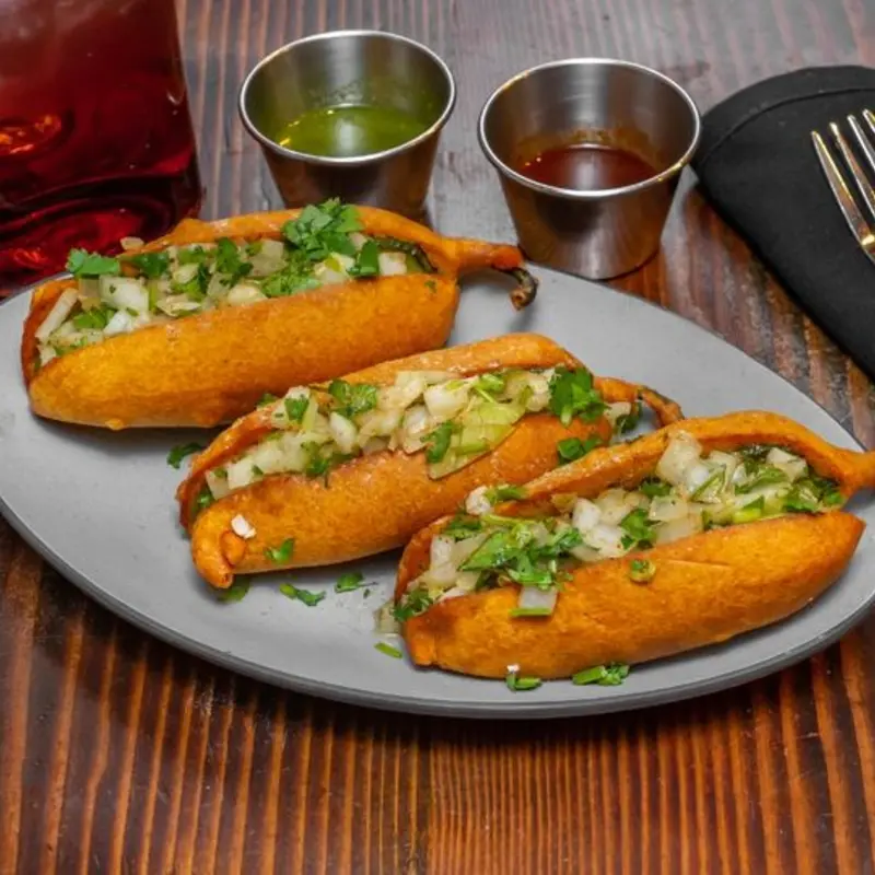 Mirchi Bhaji (Vegan) at Urban Tandoor - Harrison NJ | Toast