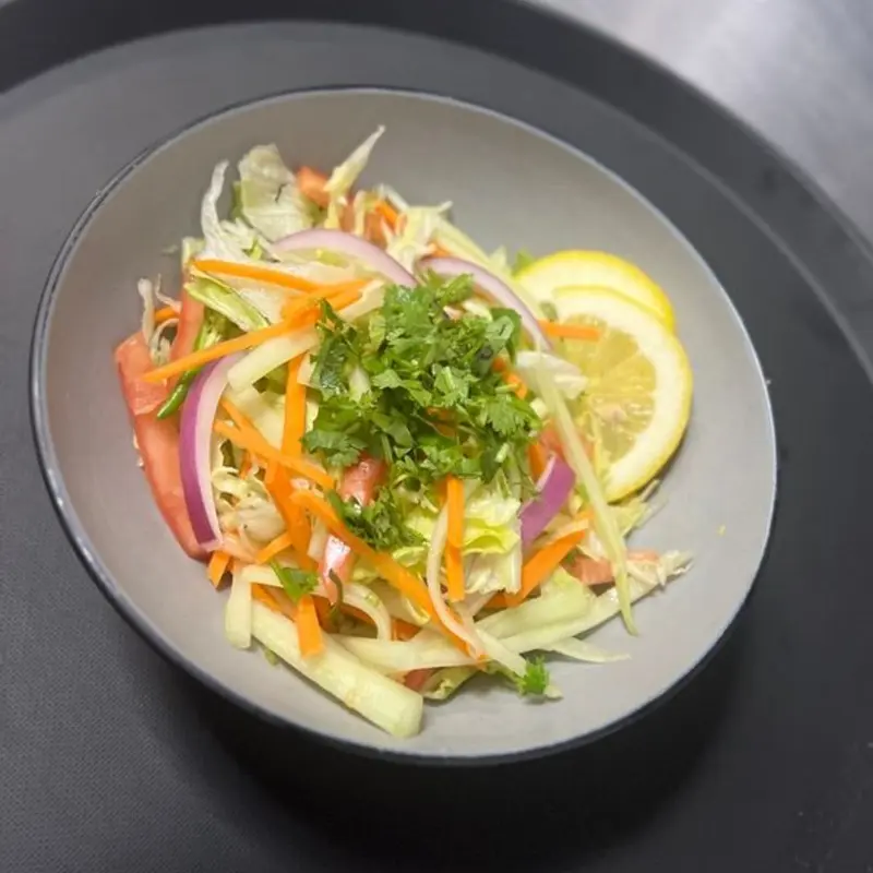 UT Shredded Kachumber Salad (Vegan)