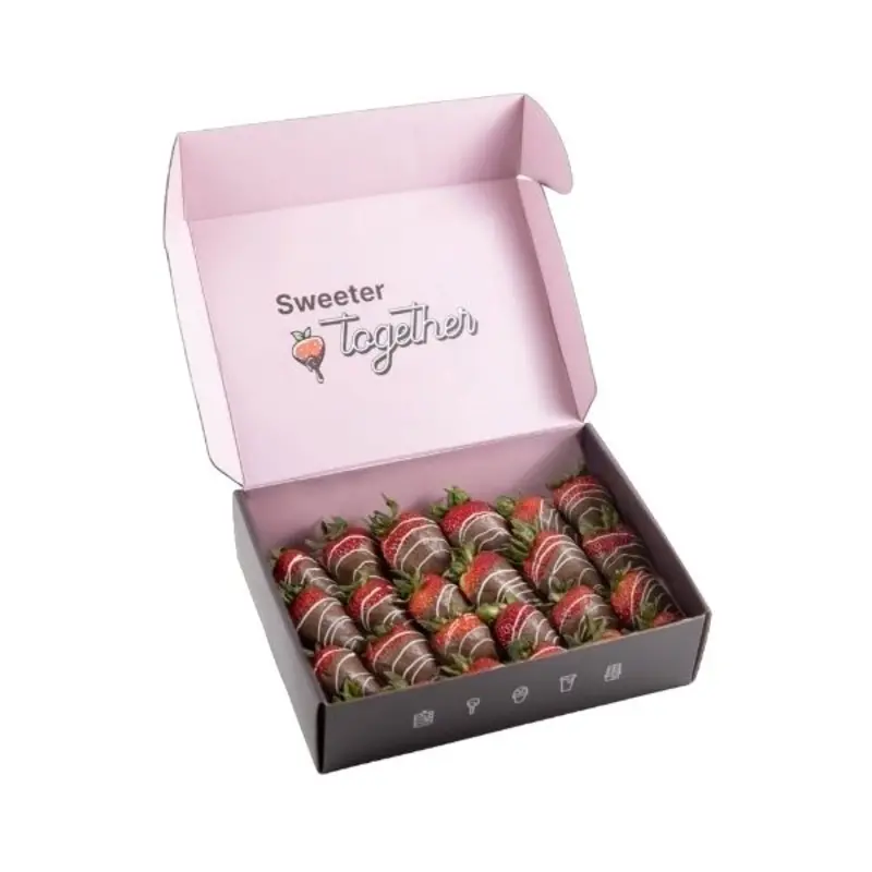 Chocolate Covered Strawberries Catering-Box at Chocolate Bash Phoneix- AZ | Toast