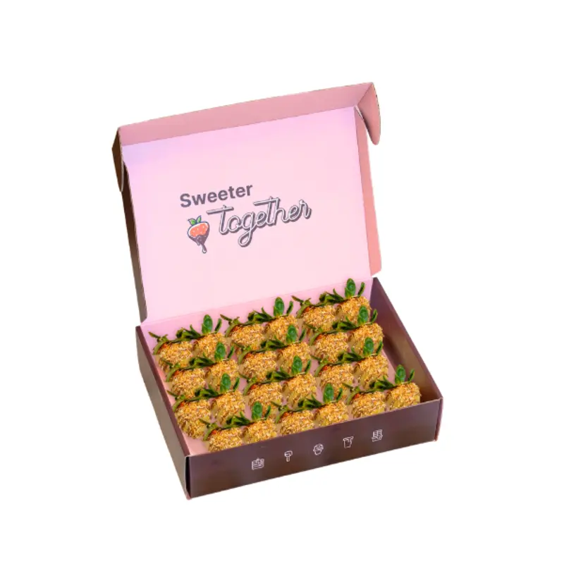 Dubai Strawberries Catering Box at Chocolate Bash Phoneix- AZ | Toast