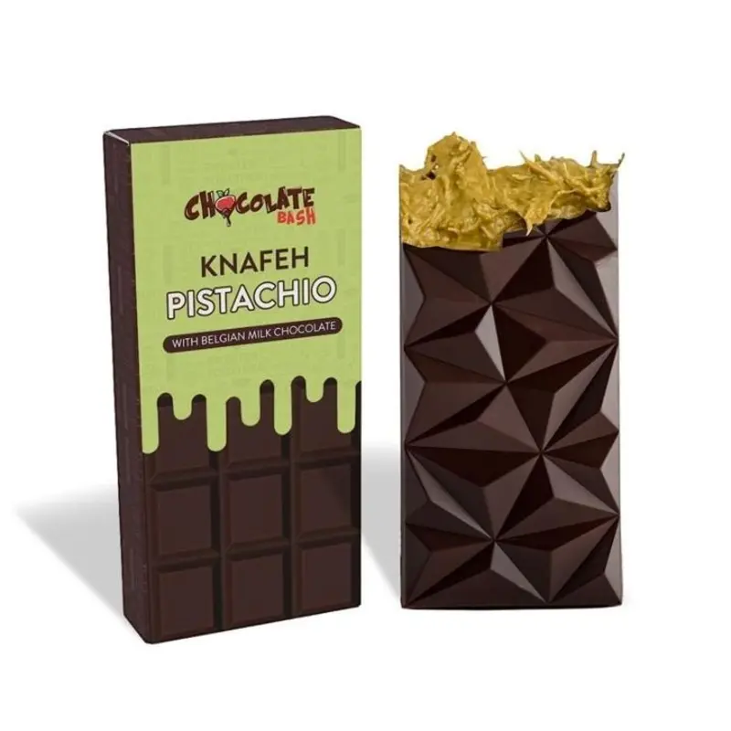 Pistachio Knafeh Chocolate Bar