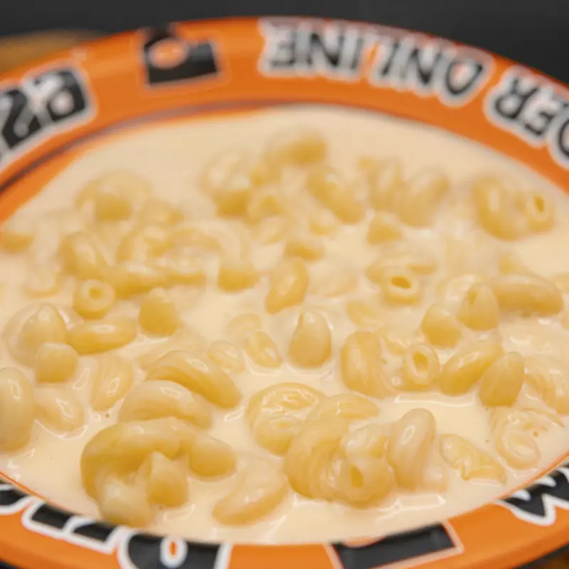 Our Mac & Cheese is the ultimate comfort food—loaded with creamy, melted cheese and tender macaroni noodles. Rich, satisfying, and always served hot. Perfect as a side or a meal all on its own.