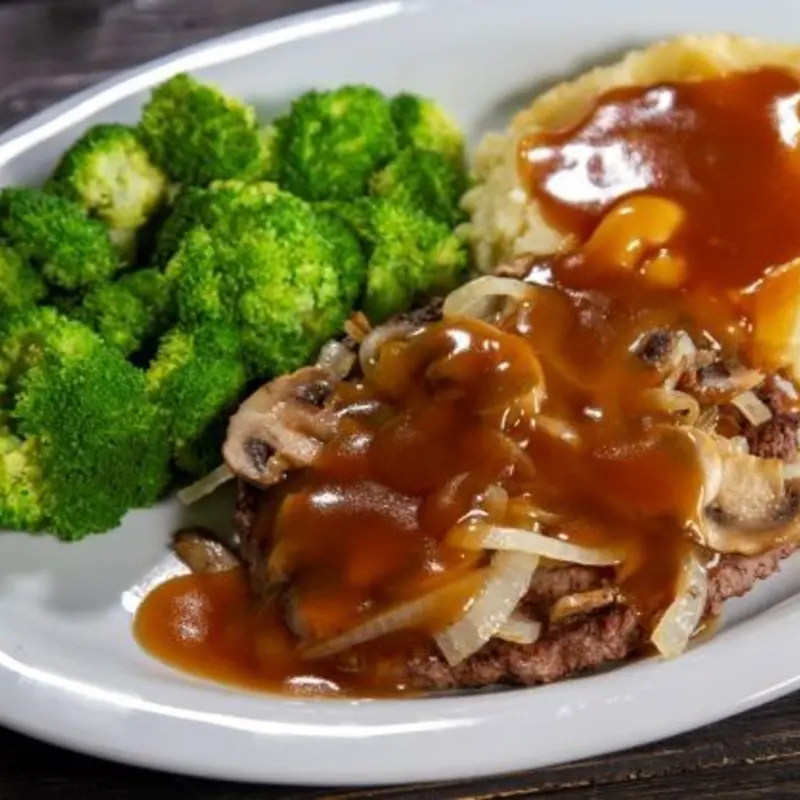 Hamburger Steak at Beef 'O' Brady's - Tallahassee FL (Capital Circle) | Toast