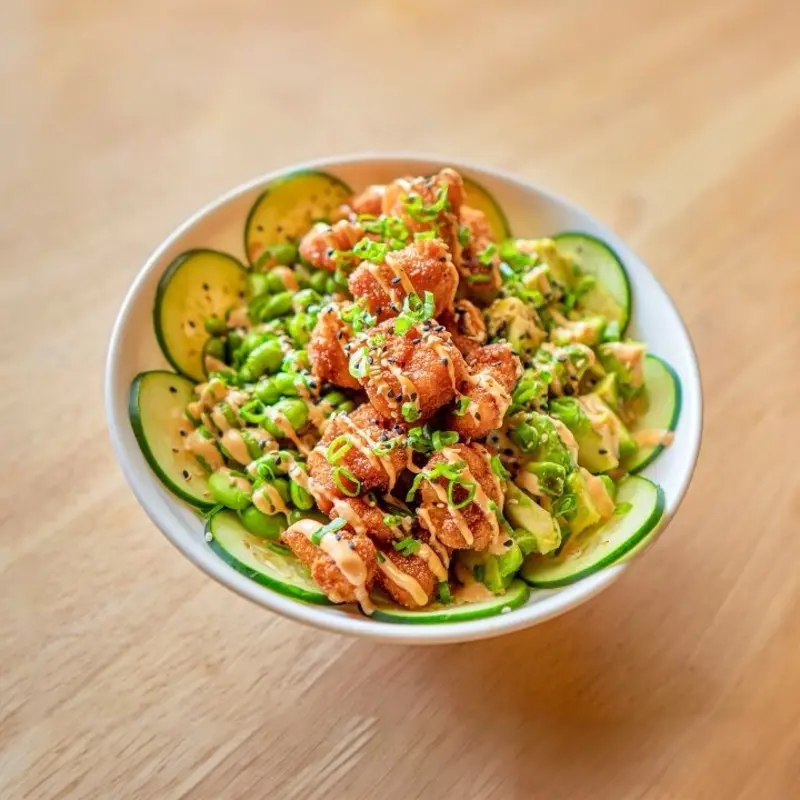 Crispy Salmon Bowl