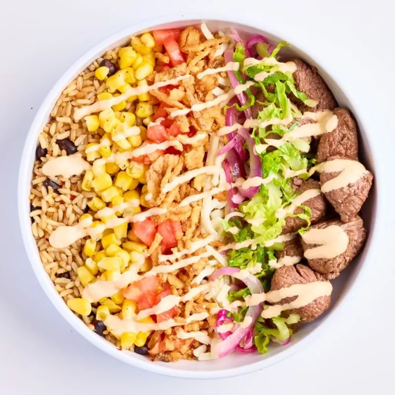 SOUTHWEST STEAK BOWL at Sproutz Doral | Toast