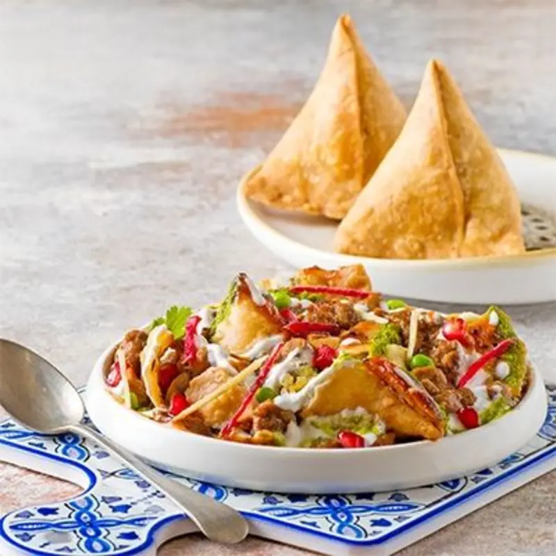 Samosa Chat at Bikanervala Chandler, AZ | Toast