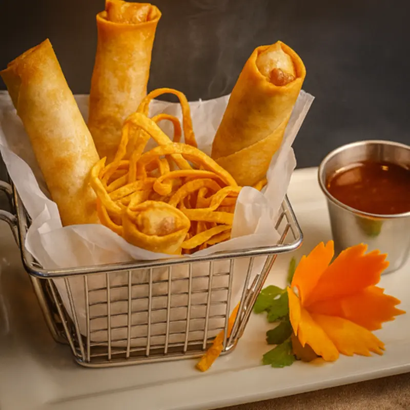 SPRING ROLLS at Banana Leaf ATL Thai  Sushi  Bar | Toast