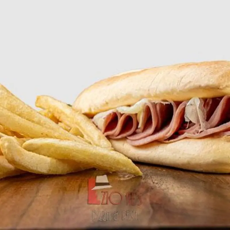 Ham and Cheese Sub with Side at Zio Al's Pizza & Pasta - UTA | Toast