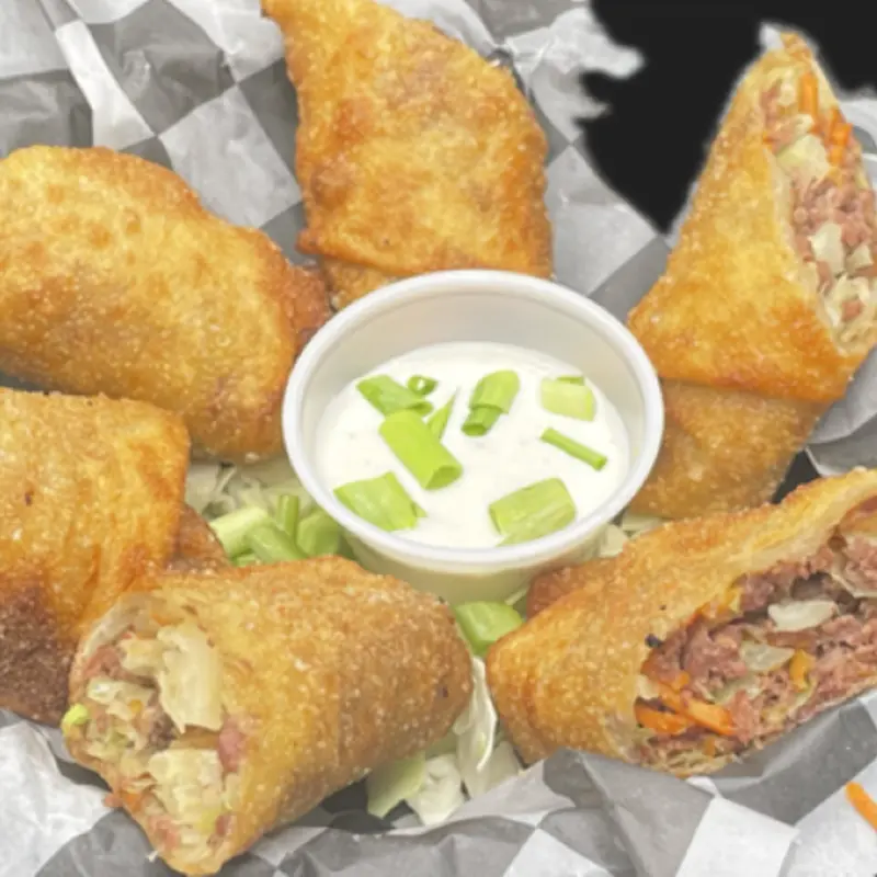 Reuben Eggrolls