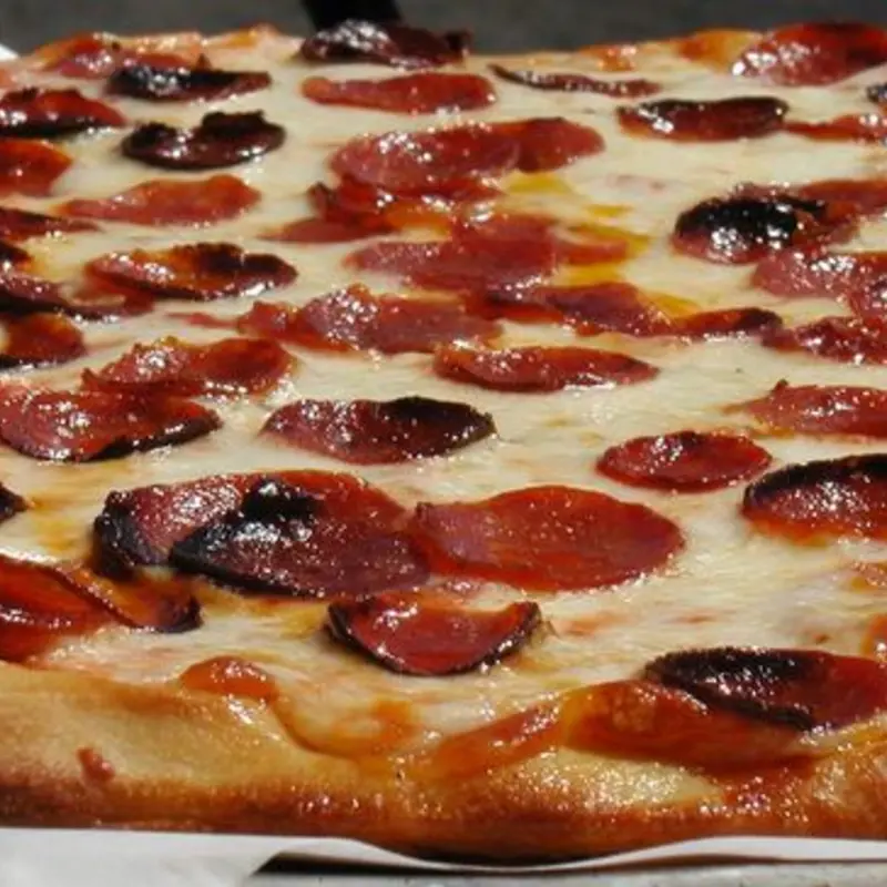 LG Cheese + 1 Topping at Just Pizza 300 Elmwood Ave. Buffalo NY, 14222 | Toast
