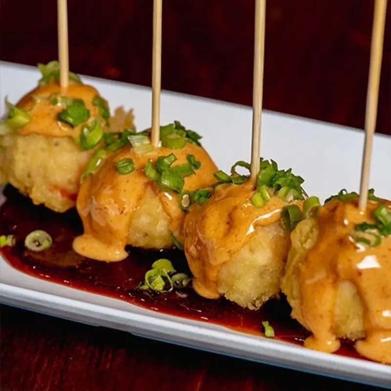 Temari Fried Shrimp Balls at Kumori Sushi Brownsville | Toast