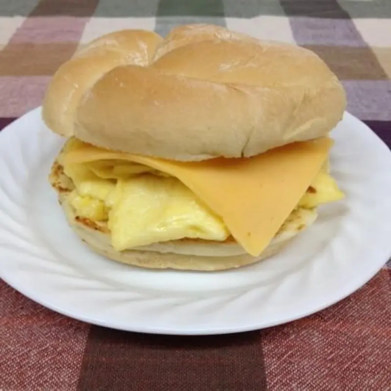 Egg and Cheese on a Roll