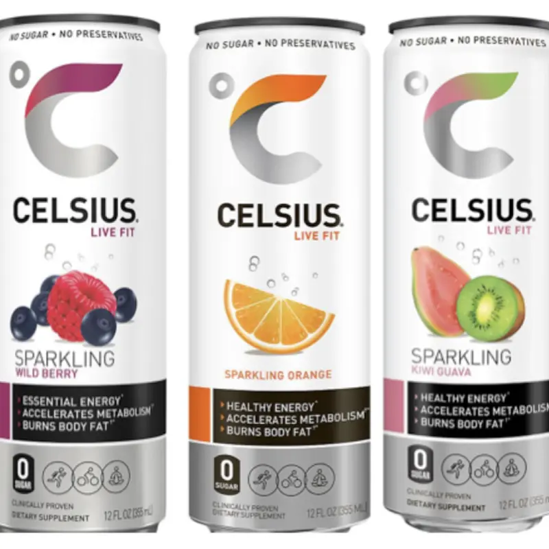 Perfect for fueling active lifestyles, CELSIUS provides essential energy and is clinically proven to accelerate metabolism and burn body fat when exercising. Try all of the sparkling and non-carbonated flavors!