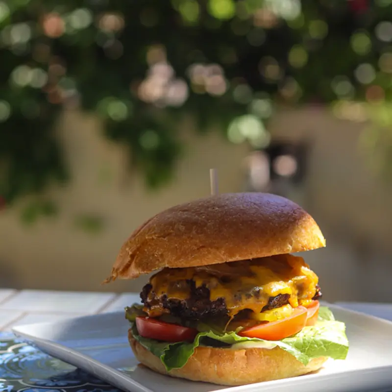 Schmooze Burger at Schmooze | Toast