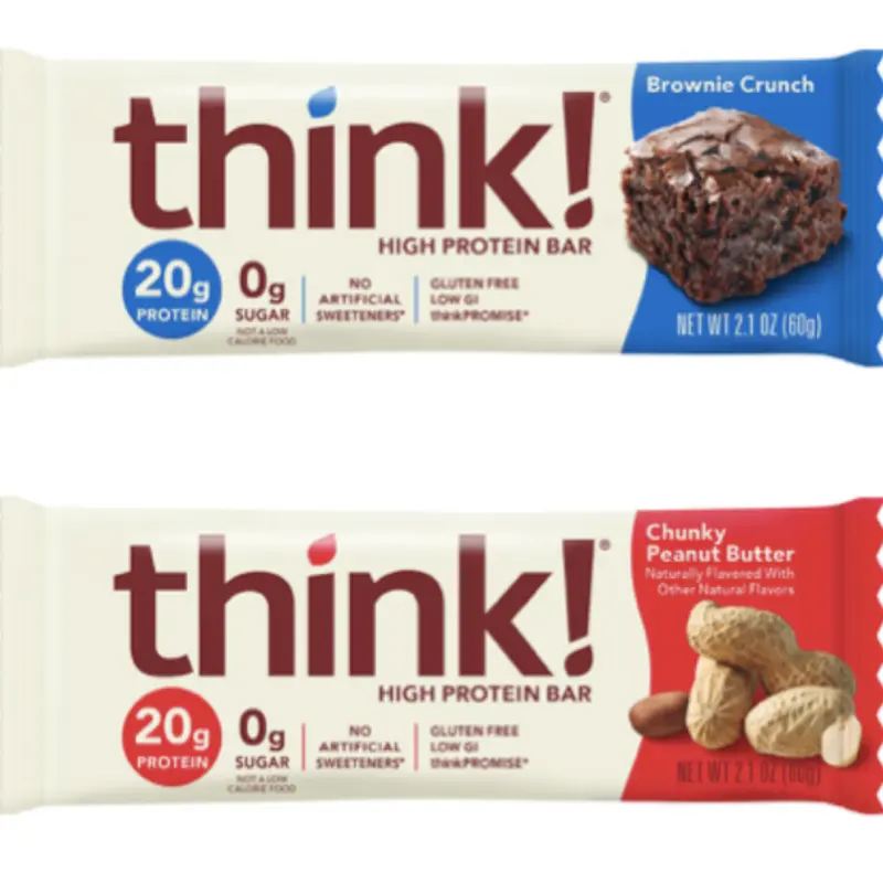 think! High Protein Bars at Schmooze | Toast