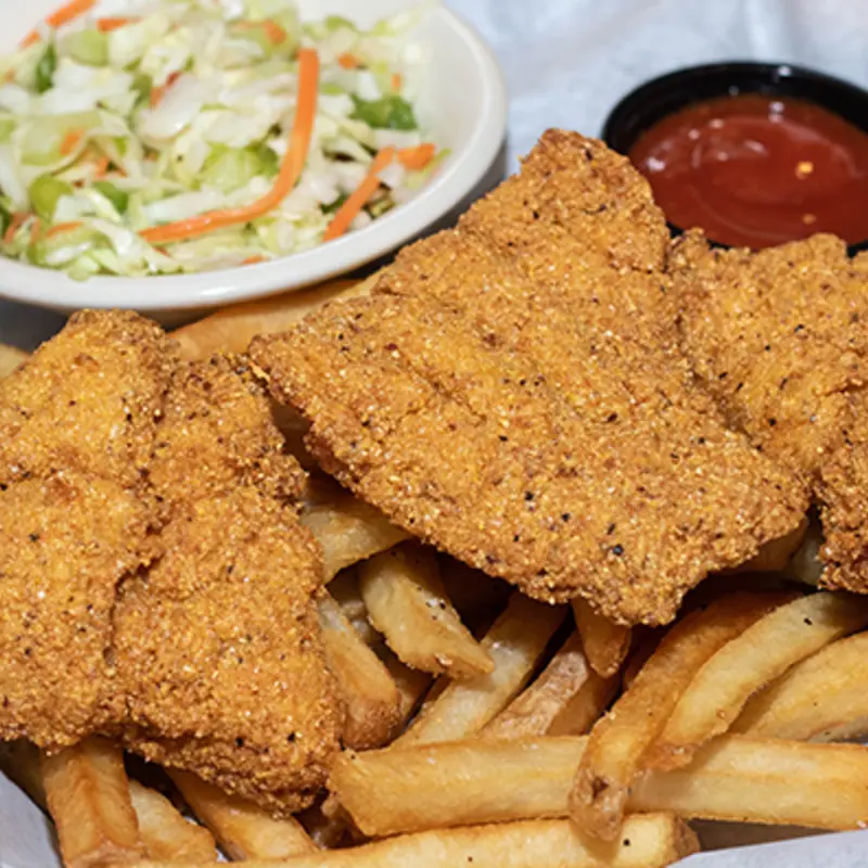U.S. Farmed Catfish Basket at Rockfish Seafood Grill - Mckinney 2780 S Central Expy, | Toast