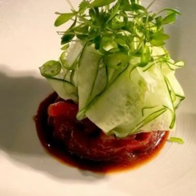 TUNA TARTAR AGUACHILE at MORI Japanese Grill | Toast