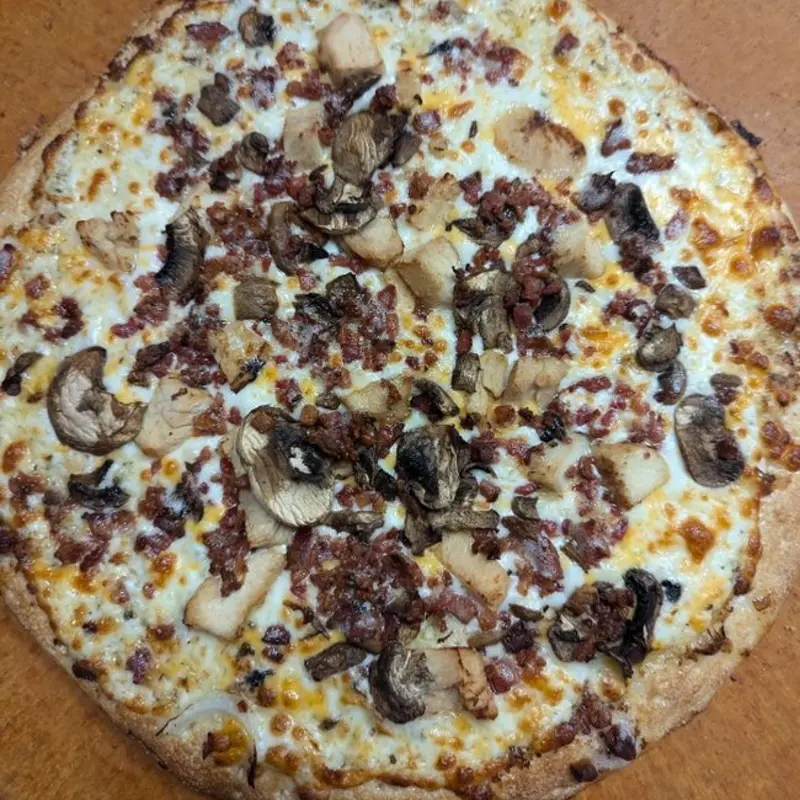 8" Signature White Sauce Pizza