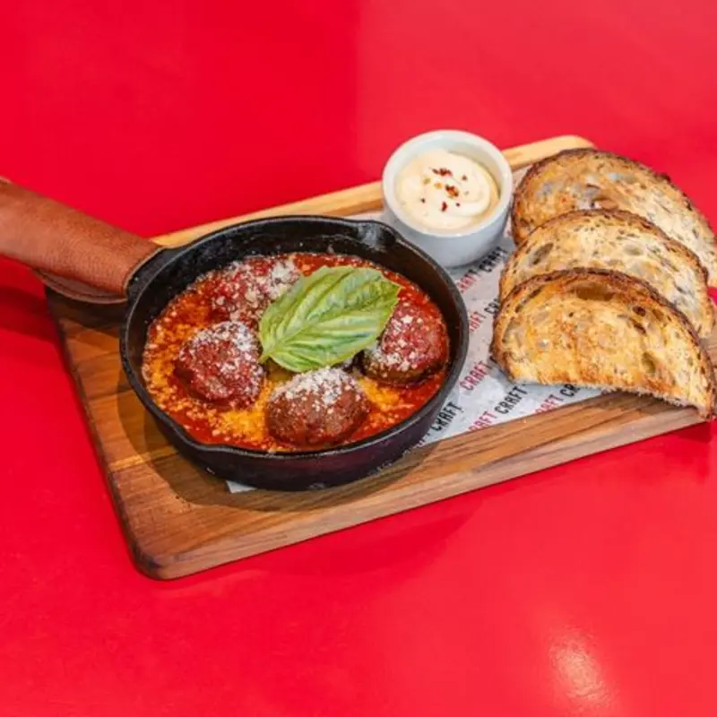 MEAT BALLS at CRAFT Brickell 947 Brickell Ave | Toast