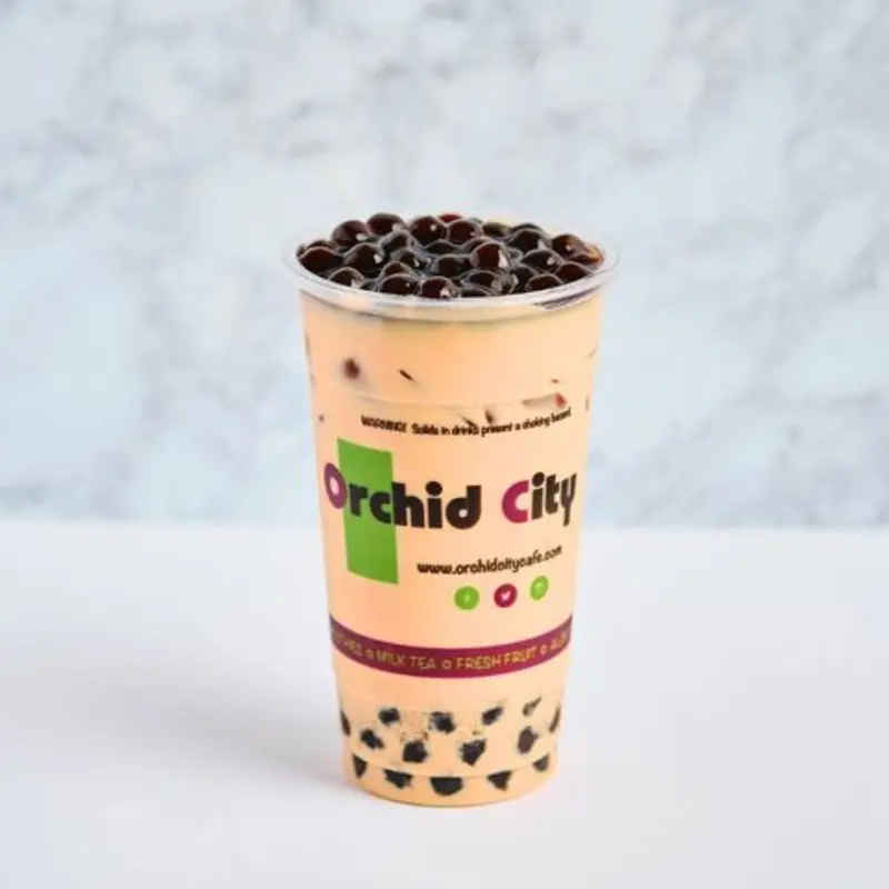 Honey Milk Tea at Orchid City Fusion Cafe | Toast