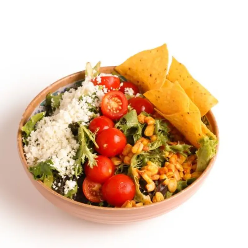 Smoked Corn and Field Green Salad