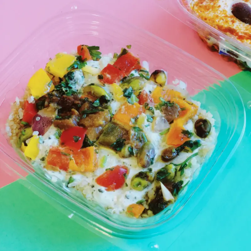 Double Rainbow Quinoa Salad