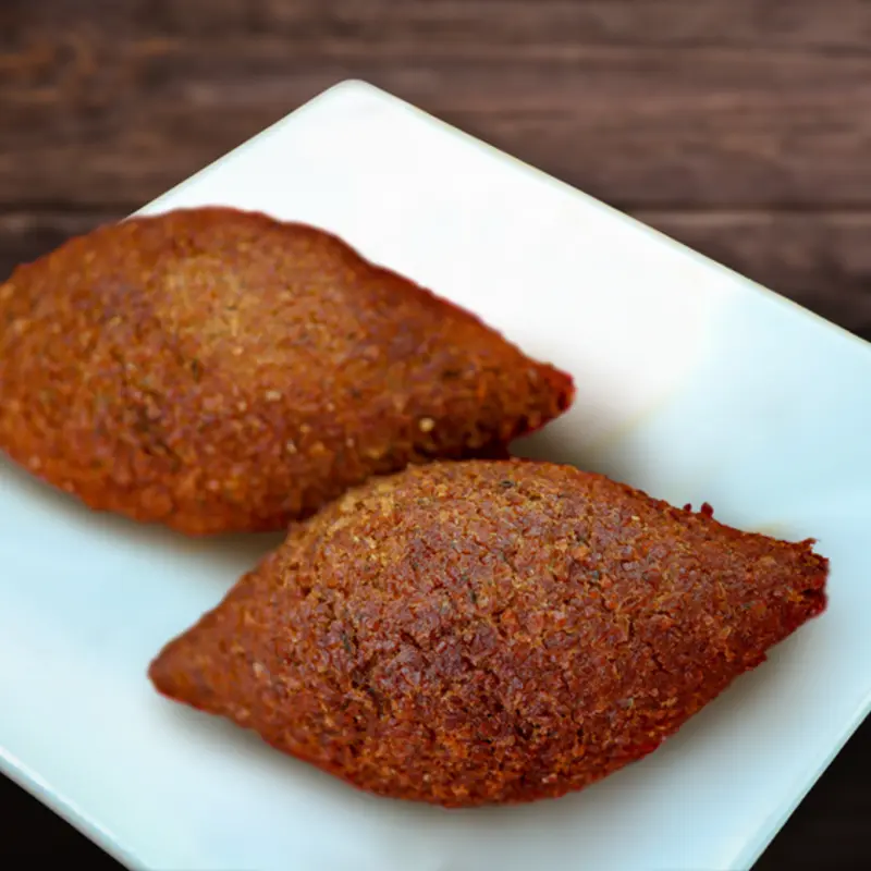 Quipe ( Kibbeh ) at Chimiking Express 192 1550 W Vine Street | Toast