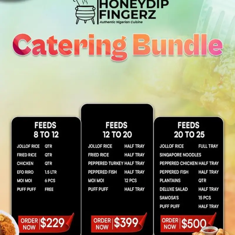 Bundle 3 (20 to 25) at Honey-Dip Fingerz | Toast