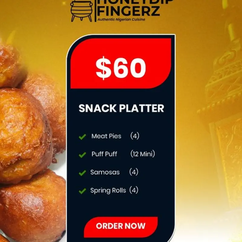 Snack Platter at Honey-Dip Fingerz | Toast