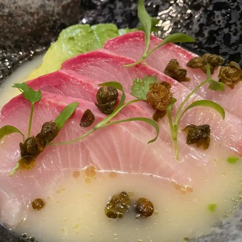 Hamachi Crudo at Akashi Brickell - Brickell | Toast