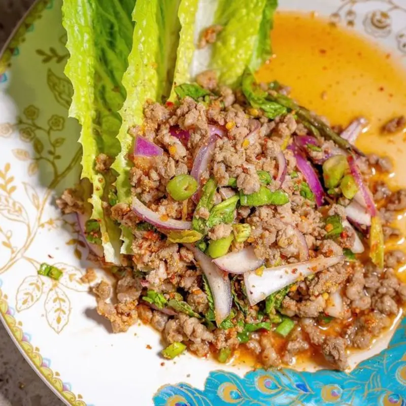 Laab at Ler Lers Dine In 312 Hancock Street | Toast