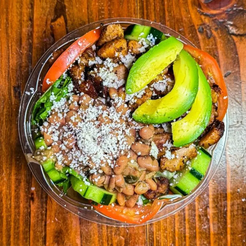 Mexican Salad at La Ruta Del Taco 377 Marcus Garvey Blvd | Toast