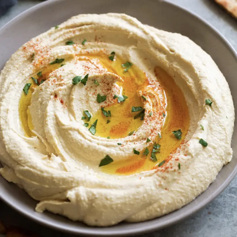 Hummus Platter at Holy Schnitzel - Crown Heights | Toast