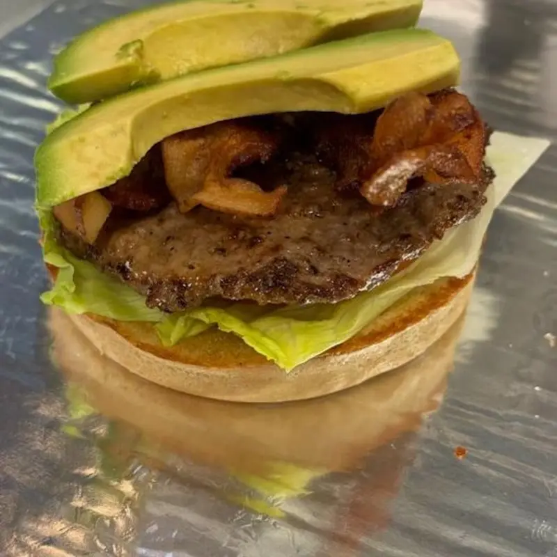 Bacon Avocado burger at Jodas 1000 Main Street | Toast