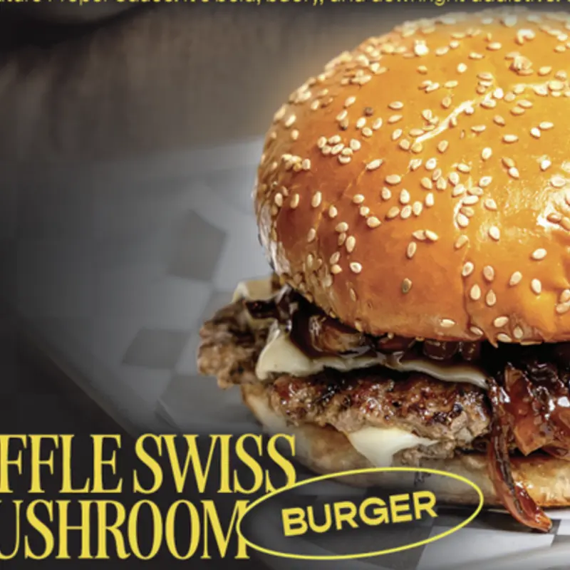Mushroom Swiss Burger at Proper: A Burger Spot Proper: A Burger Spot | Toast