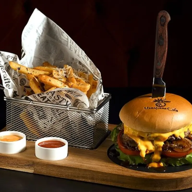 Mamajuana Burger at Mamajuana Cafe | Toast