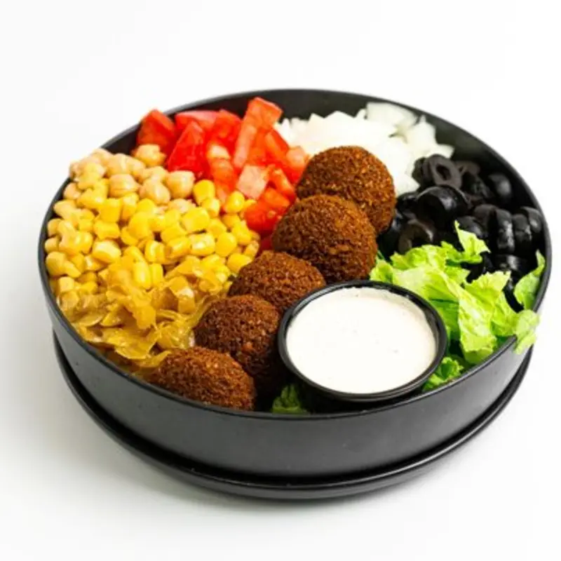 Falafel Salad Bowls ? at Abu Omar Halal - HTX Downtown | Toast