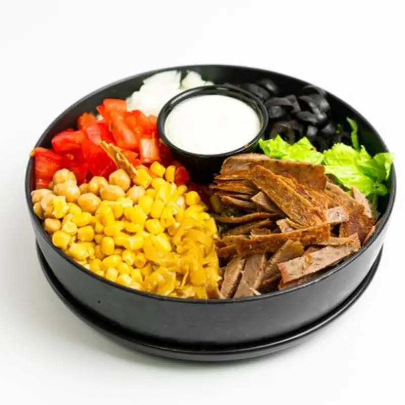 Lamb Gyro Rice Bowl at Abu Omar Halal - HTX Downtown | Toast
