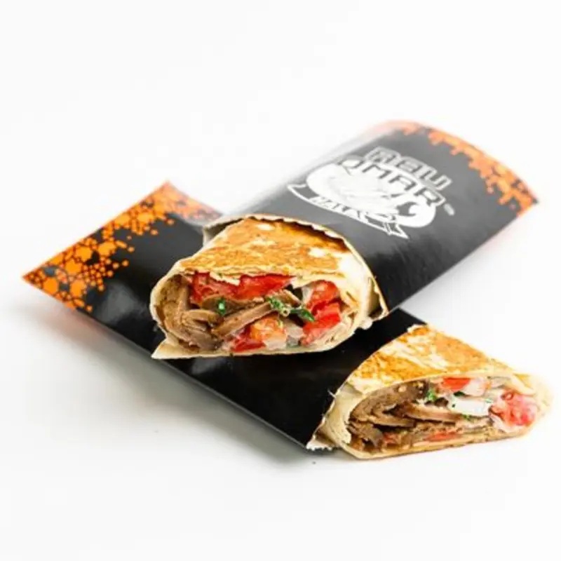 Lamb Gyro Wrap at Abu Omar Halal - HTX Downtown | Toast