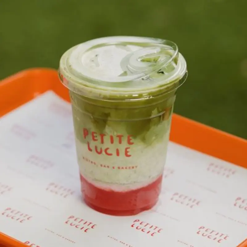 Strawberry Matcha Latte
