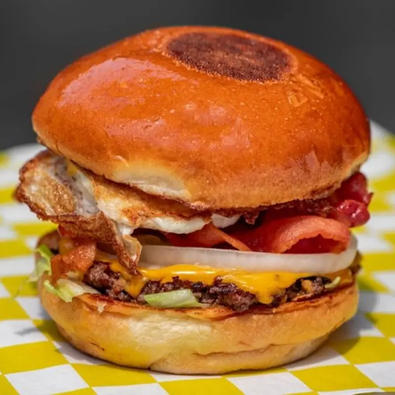 Breakfast Burger at Johnny Good Burger | Toast