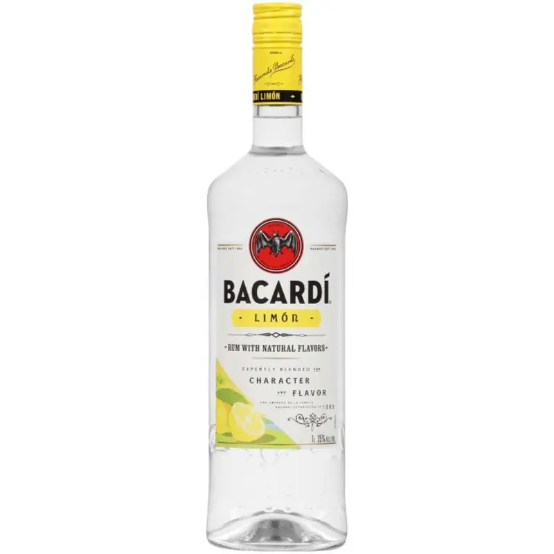 Bacardi Rum Limon 1.00L at Capitol Discount Liquors 22 West Pine Street | Toast