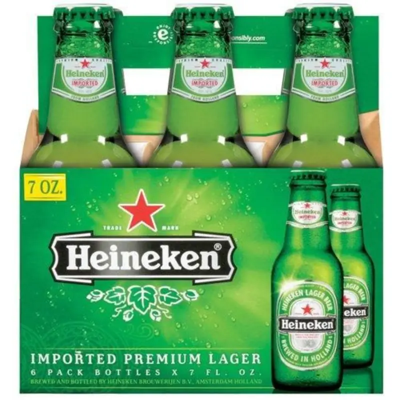 Heineken 6pk 7oz MINIS at Capitol Discount Liquors 22 West Pine Street | Toast