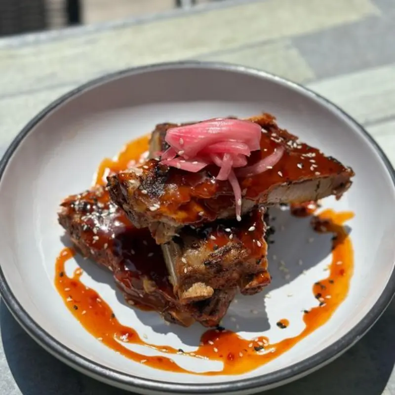ToGo Korean BBQ Ribs at The Stubborn Mule 100 S. Eola Drive | Toast