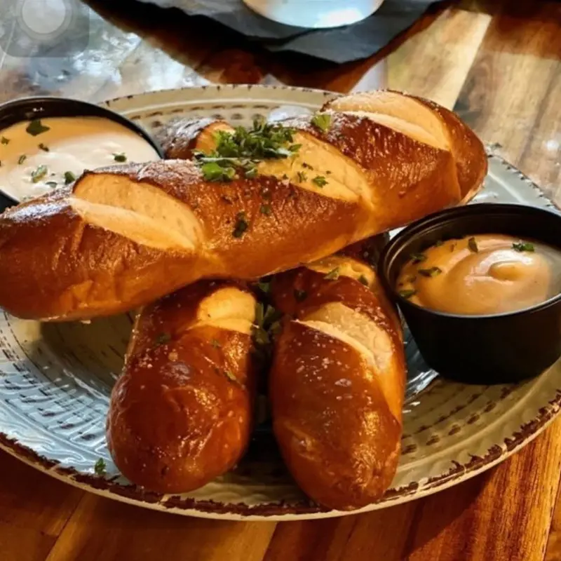 ToGo Soft Pretzel Rolls at The Stubborn Mule 100 S. Eola Drive | Toast
