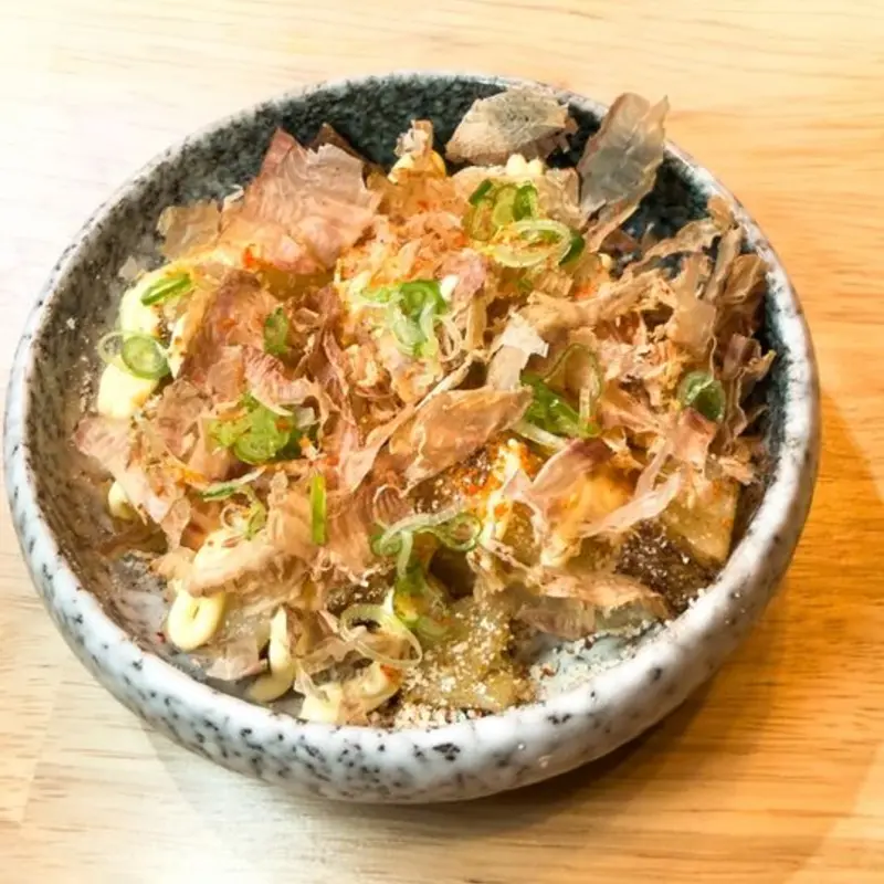 T - Crispy Potato Yaki at Sushi Saint | Toast