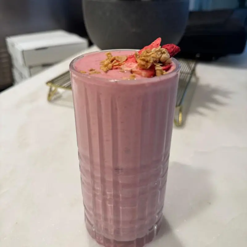 Strawberry Protein Shake at Social Sips Café & Bistro Panorama Tower - Cyber Café - 18th Floor | Toast