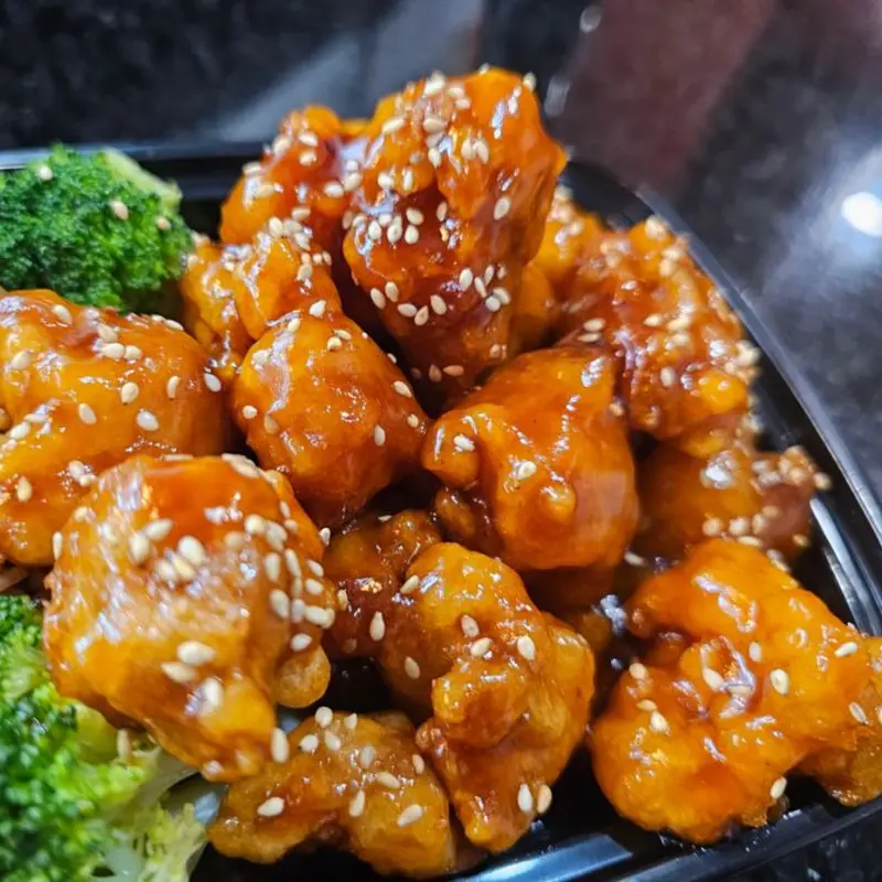 SD2. Sesame Chicken at Sunset Lotus 514 N Franklin St Unit 105